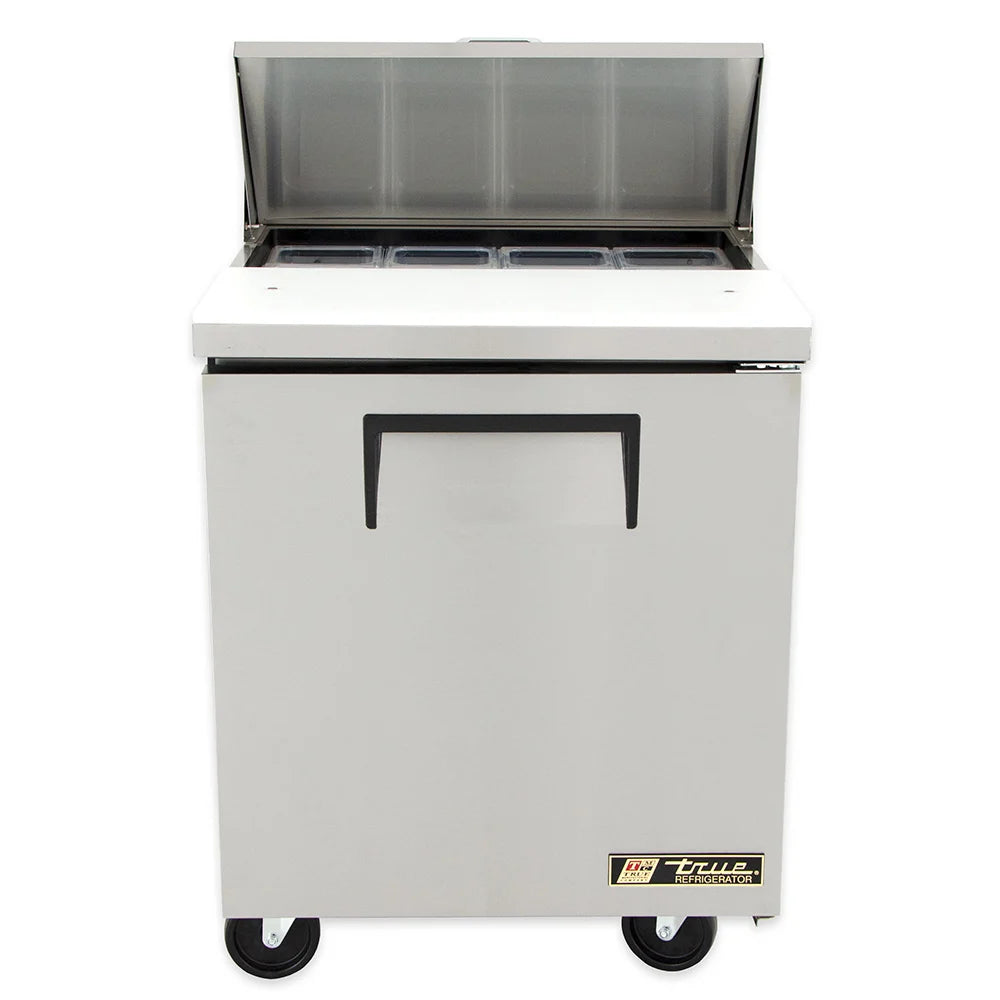 True TSSU-27-08-HC Commercial Cold Food Prep Table with Hydrocarbon Refrigerant