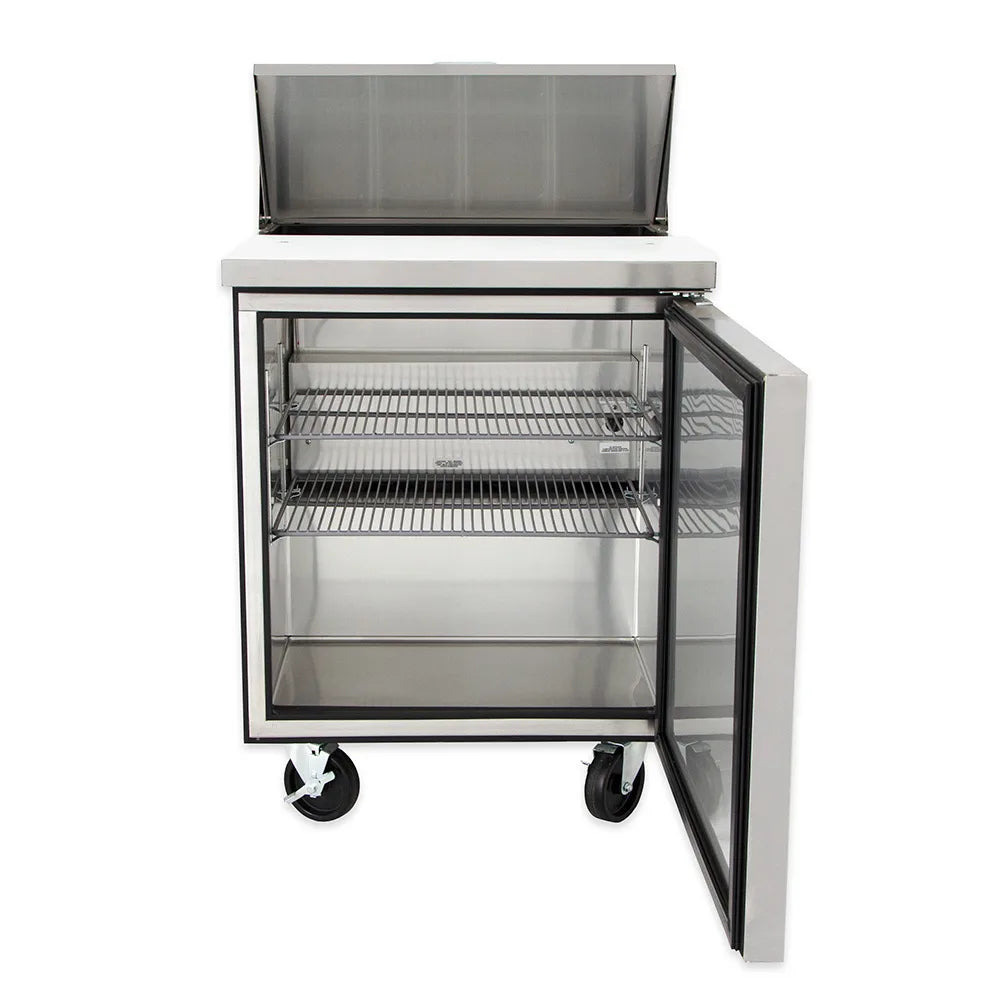 True TSSU-27-08-HC Commercial Cold Food Prep Table with Hydrocarbon Refrigerant