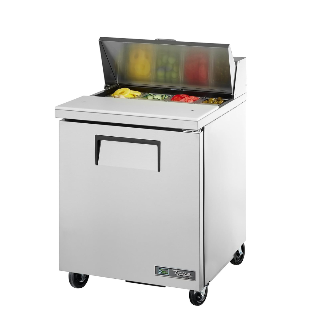 True TSSU-27-08-HC Commercial Cold Food Prep Table with Hydrocarbon Refrigerant