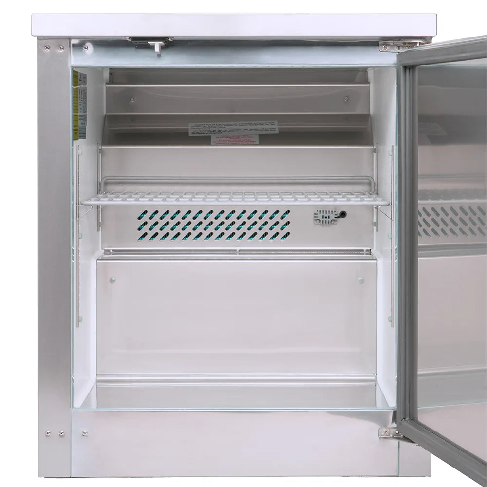 Kelvinator Commercial KCUC27RFS 27" Undercounter Refrigerator w/ Section & Door