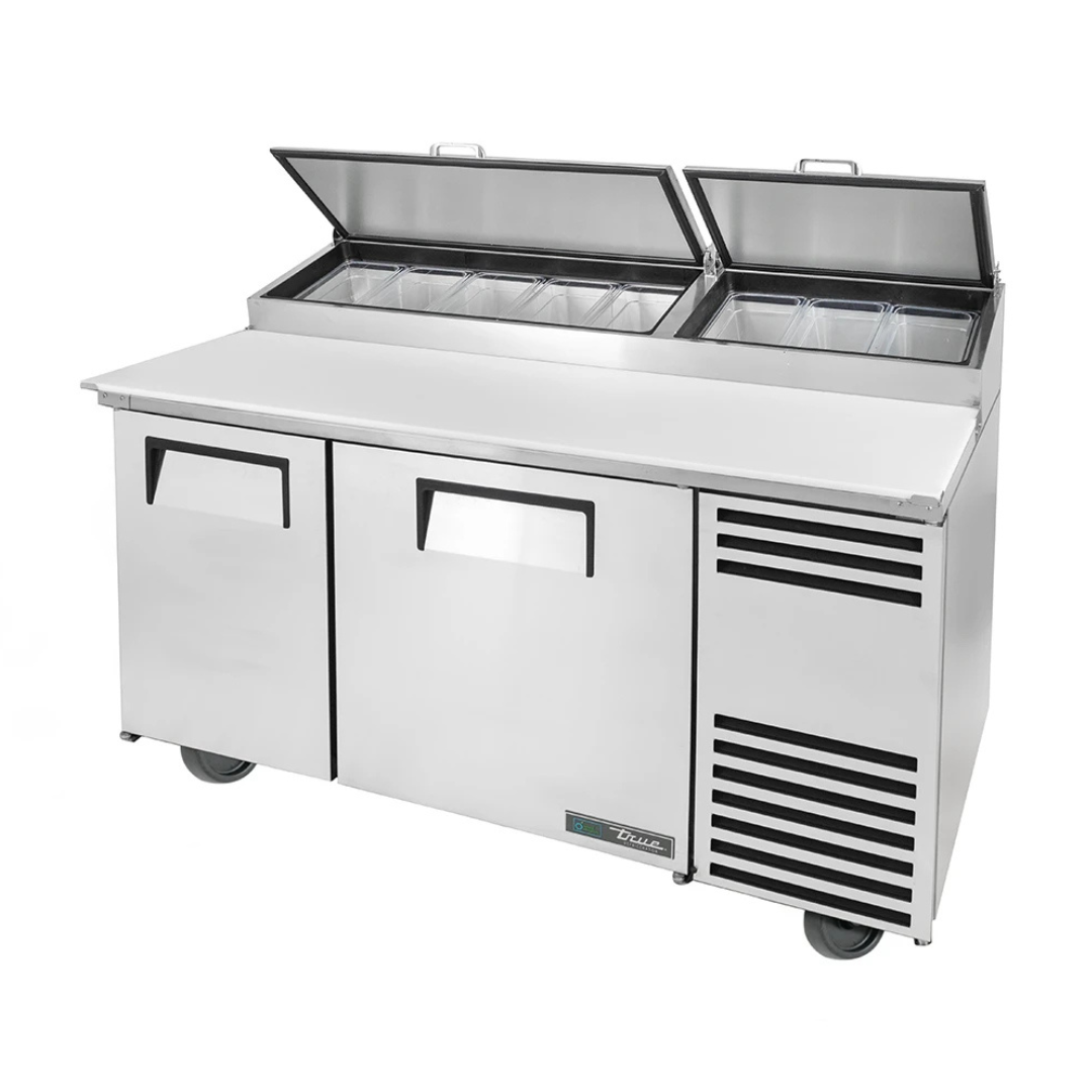 True TPP-AT-60-HC 60" TPPAT Series Pizza Prep Table w/ Refrigerated Base, 115v
