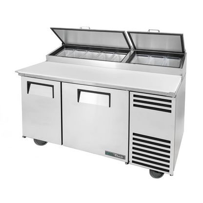 True TPP-AT-60-HC 60" TPPAT Series Pizza Prep Table w/ Refrigerated Base, 115v