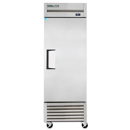 Congelador de puerta batiente sólida de acceso directo True T-23F-HC con refrigerante de hidrocarburos