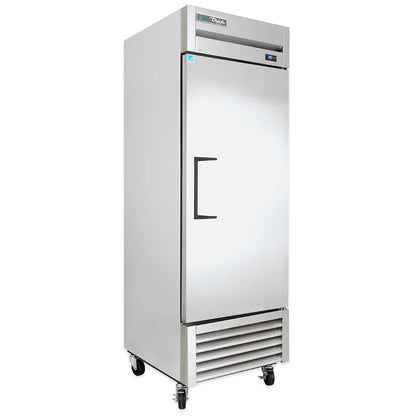Congelador de puerta batiente sólida de acceso directo True T-23F-HC con refrigerante de hidrocarburos