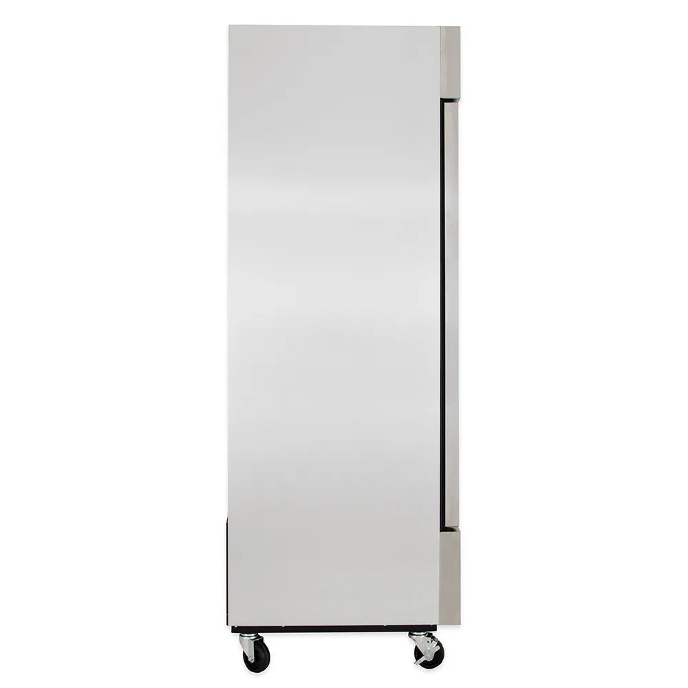 Congelador de puerta batiente sólida de acceso directo True T-23F-HC con refrigerante de hidrocarburos