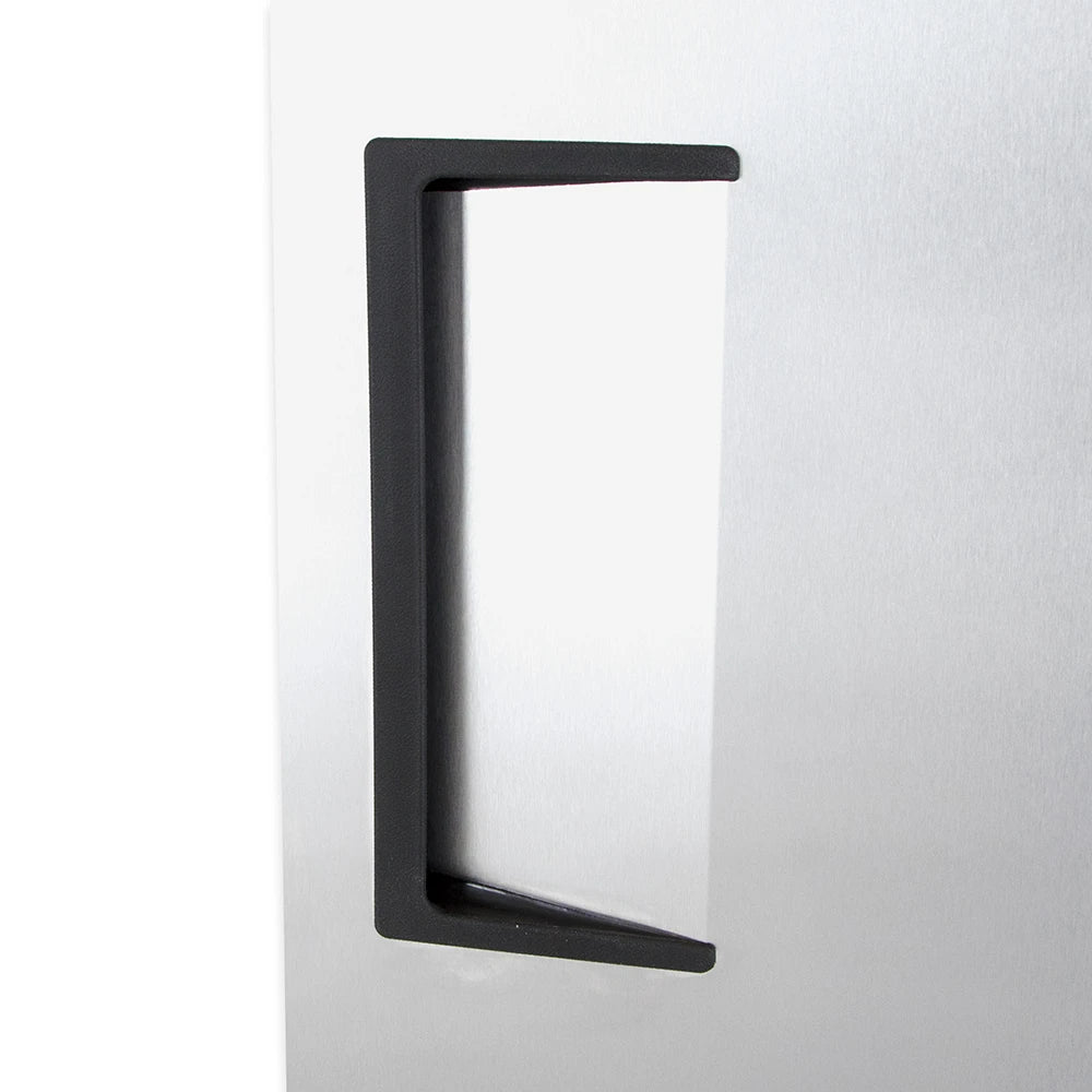 Congelador de puerta batiente sólida de acceso directo True T-23F-HC con refrigerante de hidrocarburos