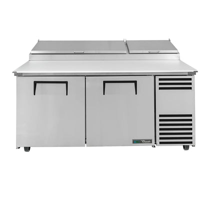 True TPP-67-HC 67" TPPAT Series Pizza Prep Table w/ Refrigerated Base