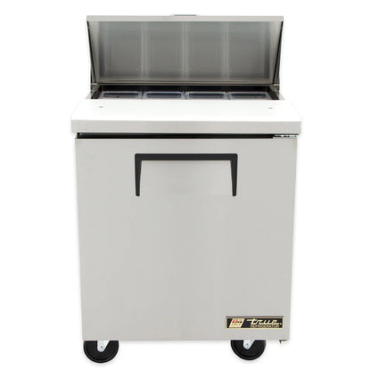 True TSSU-27-08-HC Commercial Cold Food Prep Table with Hydrocarbon Refrigerant