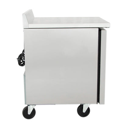 True TWT-27F-HC 28" W Worktop Freezer w/ Section & Right Hinge Door