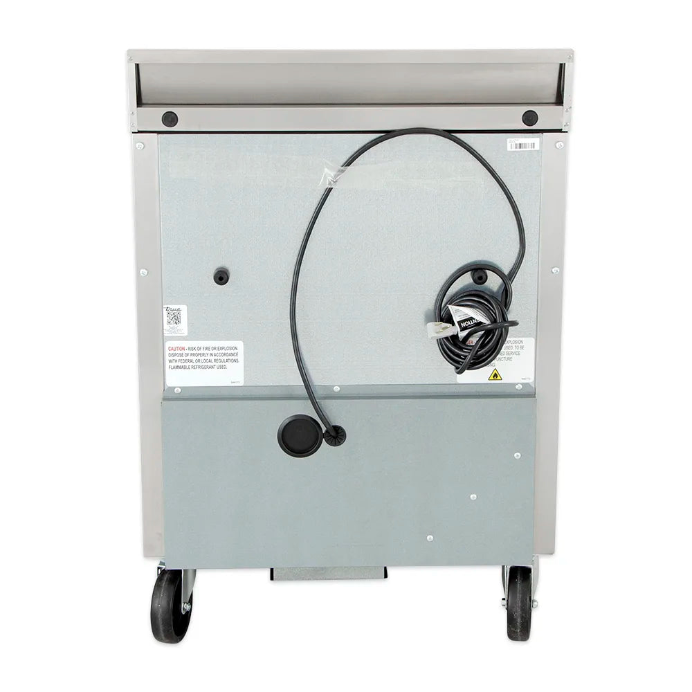 True TWT-27F-HC 28" W Worktop Freezer w/ Section & Right Hinge Door