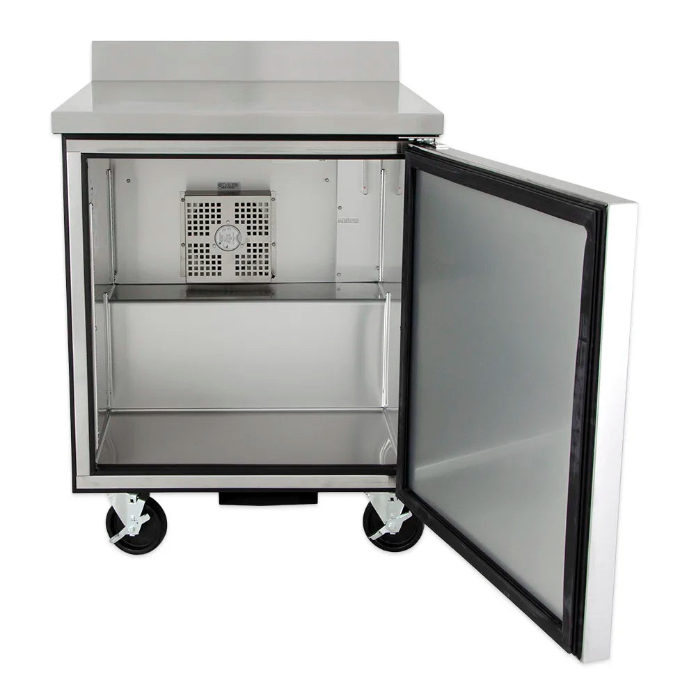 True TWT-27F-HC 28" W Worktop Freezer w/ Section & Right Hinge Door