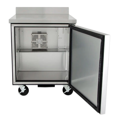 True TWT-27F-HC 28" W Worktop Freezer w/ Section & Right Hinge Door
