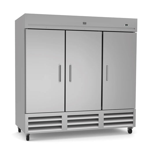 Kelvinator Commercial KCHRI81R3DFE 81" Three Section Reach In Freezer