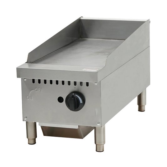 Serv-Ware 13.2" 1 Burner Thermostatic Gas Griddle
