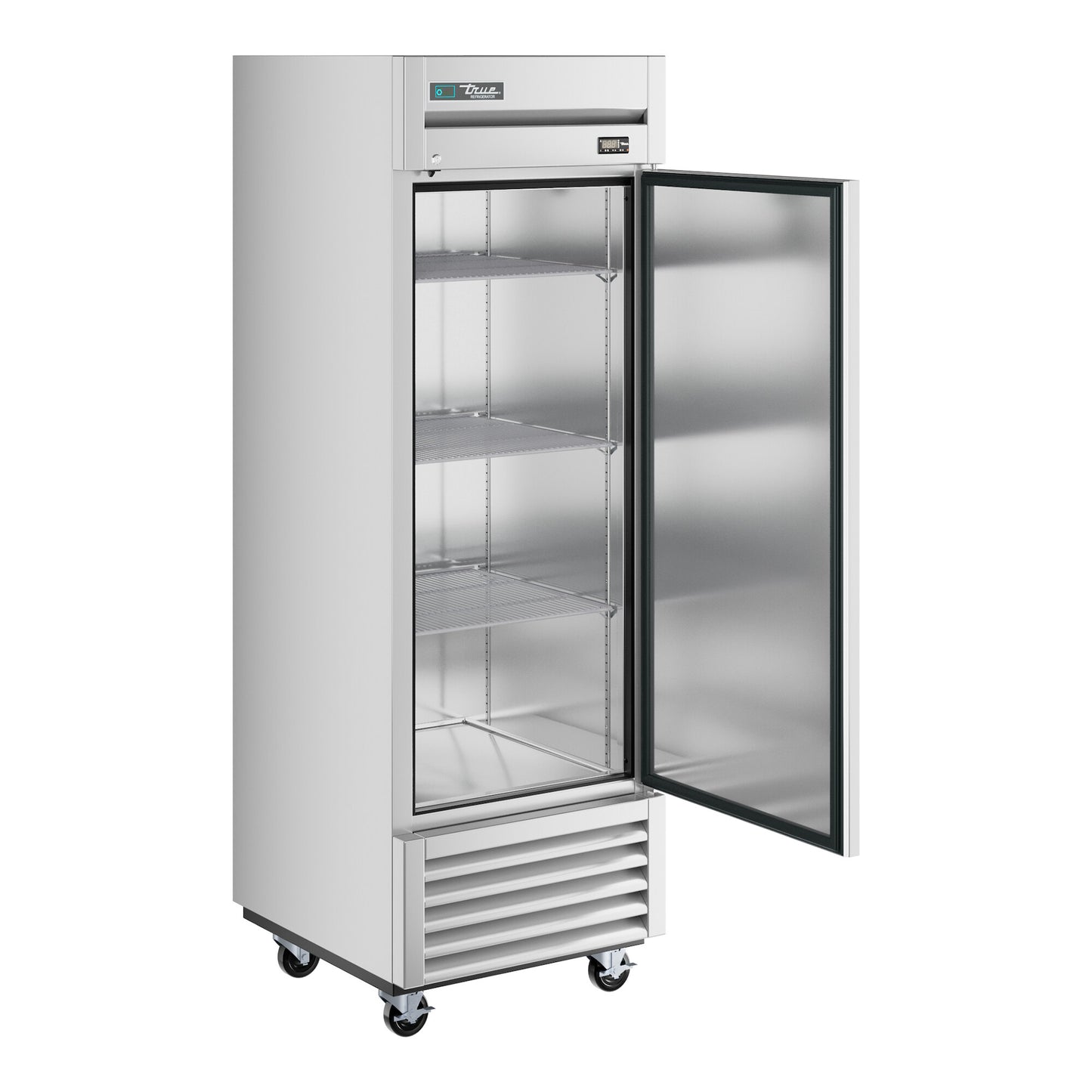 Refrigerador vertical True T-23-HC de 27" con puerta sólida