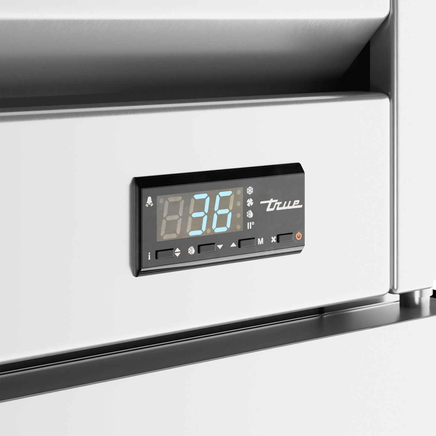 Refrigerador vertical True T-23-HC de 27" con puerta sólida