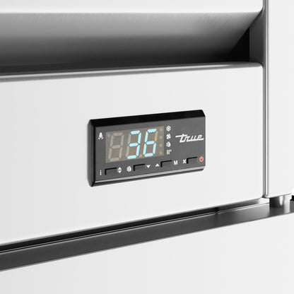 Refrigerador vertical True T-23-HC de 27" con puerta sólida