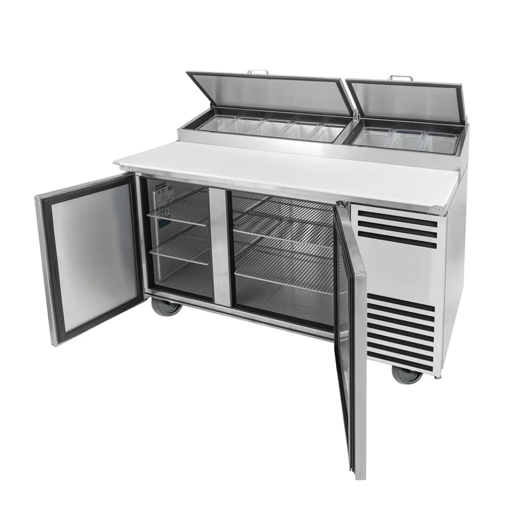 True TPP-AT-60-HC 60" TPPAT Series Pizza Prep Table w/ Refrigerated Base, 115v