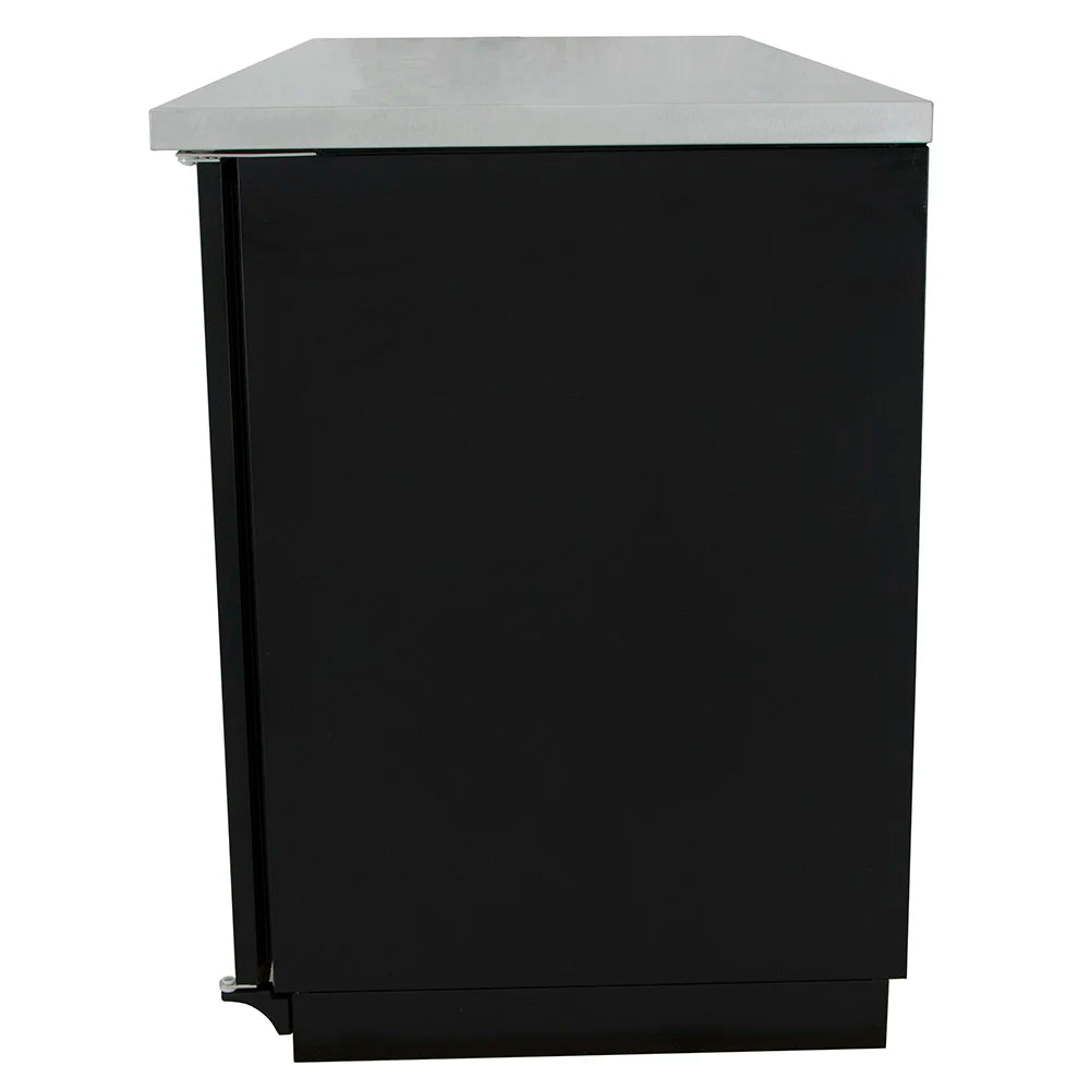 True TBB-3-HC 69" Bar Refrigerator - 2 Swinging Solid Doors