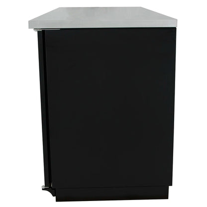 True TBB-3-HC 69" Bar Refrigerator - 2 Swinging Solid Doors