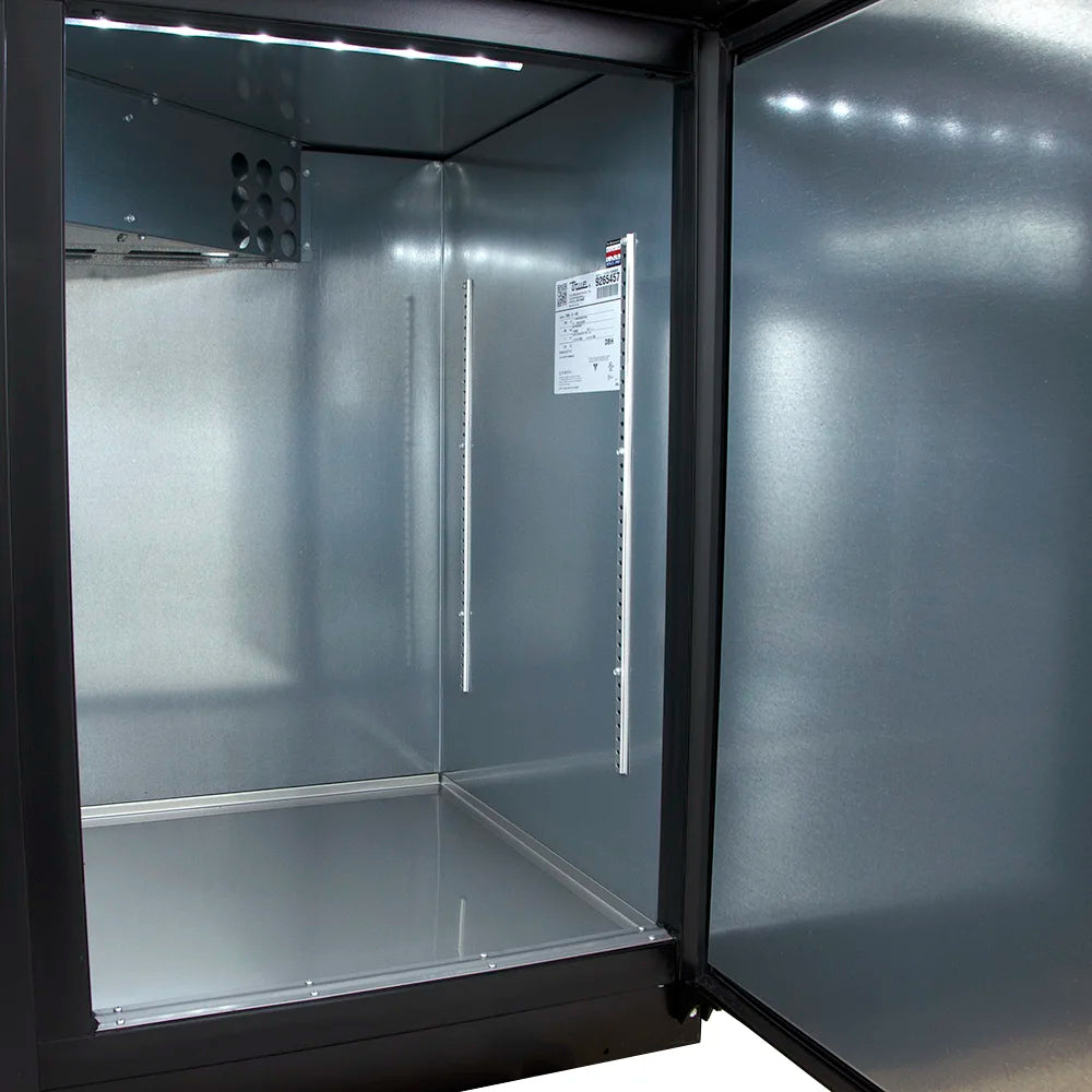 True TBB-3-HC 69" Bar Refrigerator - 2 Swinging Solid Doors