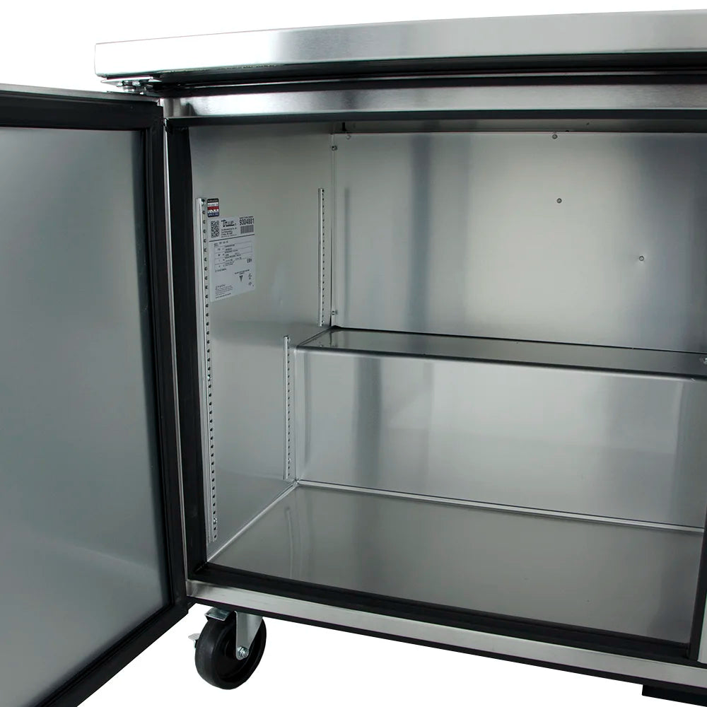 True TWT-27-HC 28" 2-Door Worktop Refrigerator