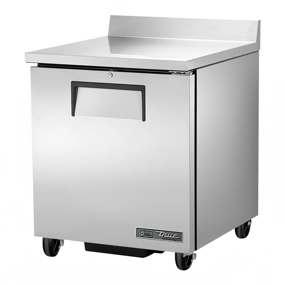 True TWT-27-HC 28" 2-Door Worktop Refrigerator