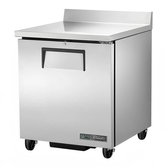 True TWT-27-HC 28" 2-Door Worktop Refrigerator