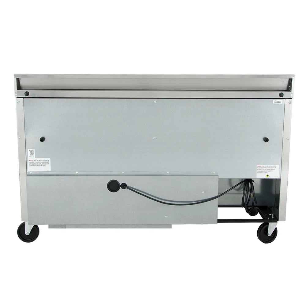 True TWT-48-HC 48" 2-Door Worktop Refrigerator