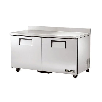 True TWT-48-HC 48" 2-Door Worktop Refrigerator