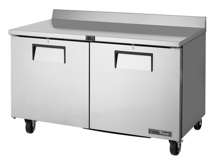 True TWT-60-HC 60" 2-Door Worktop Refrigerator