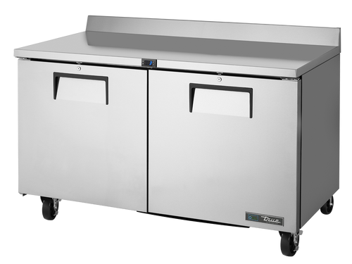 True TWT-60-HC 60" 2-Door Worktop Refrigerator