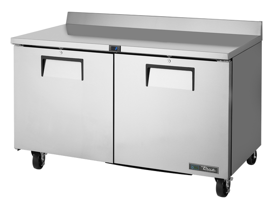 True TWT-60-HC 60" 2-Door Worktop Refrigerator