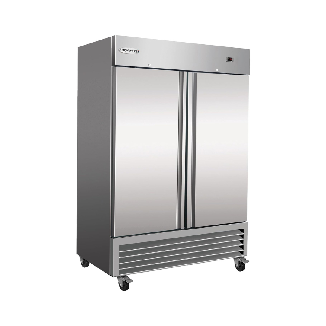Serv-Ware RF2-HC Reach-In Freezer Two-Section 49 cu. ft. Capacity 54"W x 33"D x 82.3"H