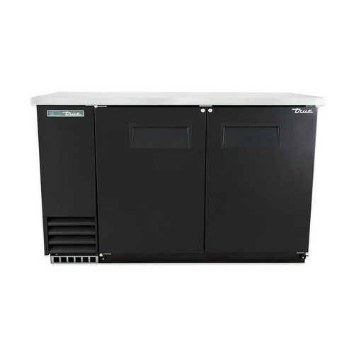 True TBB-2-HC 58 7/8" Bar Refrigerator - 2 Swinging Solid Doors