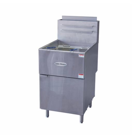 Serv-Ware SGF-70L - Fryer LP gas 75 - 80 lb oil capacity (5) tubes