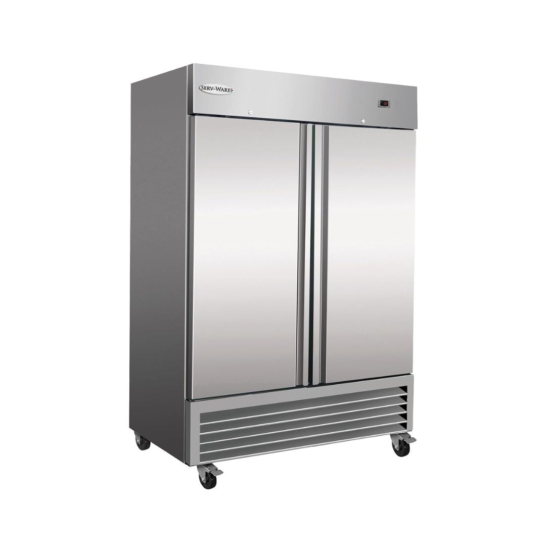 RR2-HC Reach-In Refrigerator 2 Door Commercial Refrigerator 49 Cu. Ft. Capacity Stainless Steel