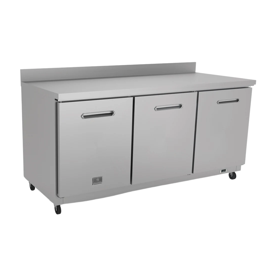 Kelvinator KCHUCWT72R 72″ 3 Door Worktop Refrigerator