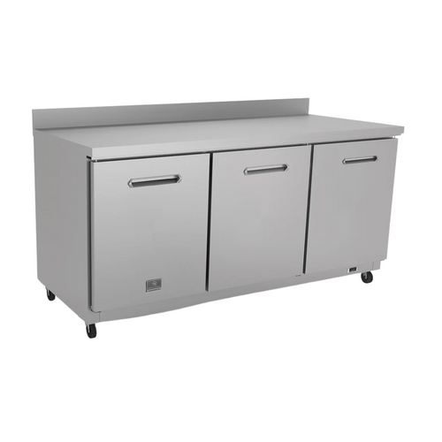 Kelvinator KCHUCWT72R 72″ 3 Door Worktop Refrigerator