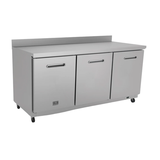 Kelvinator KCHUCWT72R 72″ 3 Door Worktop Refrigerator