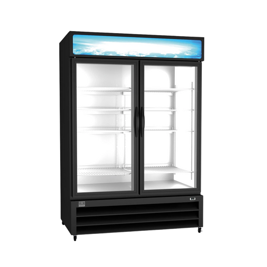 Kelvinator KCHGM48F Two Door Glass Freezer Merchandiser