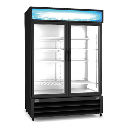 Kelvinator Commercial KCHGM48R 54" Two Section Glass Door Merchandiser