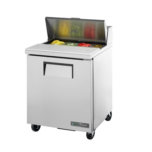 True TSSU-27-08-HC Commercial Cold Food Prep Table with Hydrocarbon Refrigerant